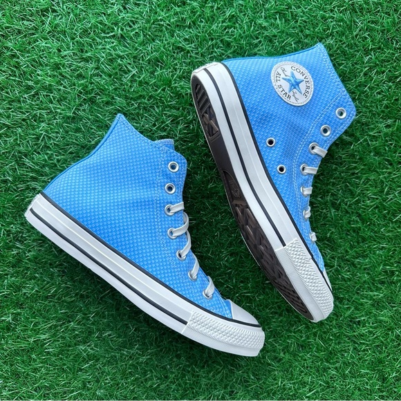 💝Converse Chuck Taylor All Star Ctas Hi Light Blue - Picture 4 of 10